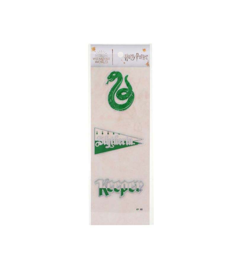 Harry Potter Slytherin Metal Sticker Set