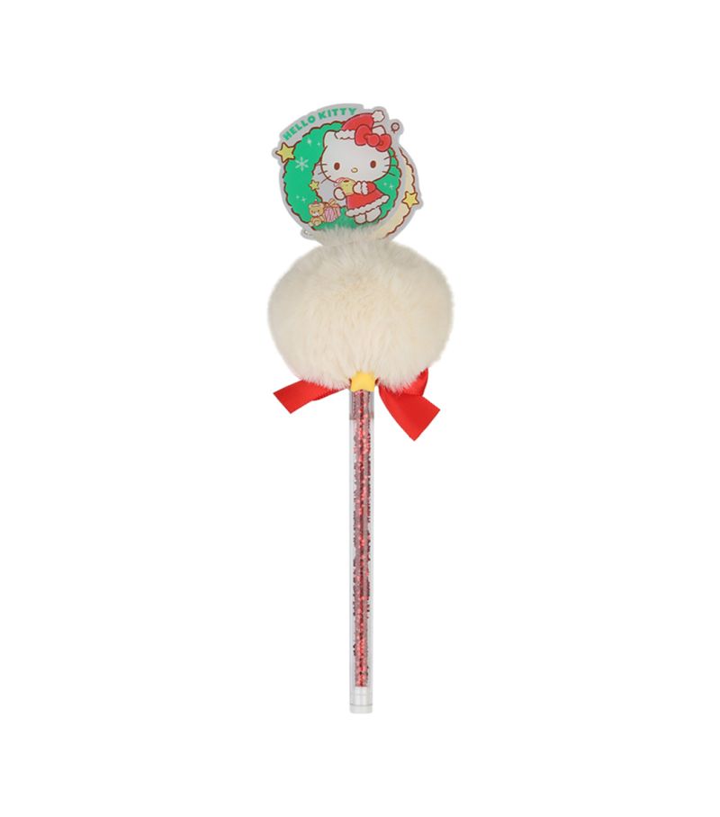 Sanrio Hello Kitty Christmas Pompom Gel Pen