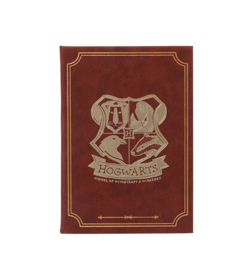 Harry Potter Hogwarts PU Hardcover Book With Striped Edges (208 Sheets)