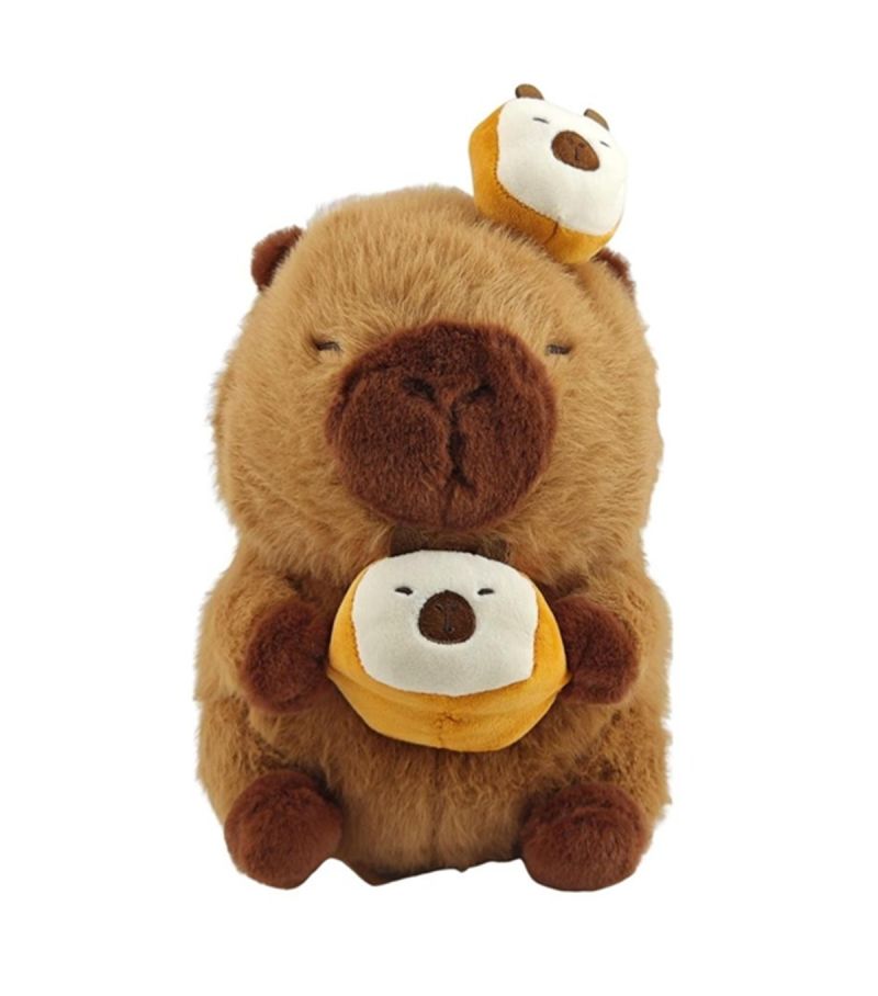 Mini Family Happy Baking Series Bread Capybara 10 Inch Plush Soft Toy