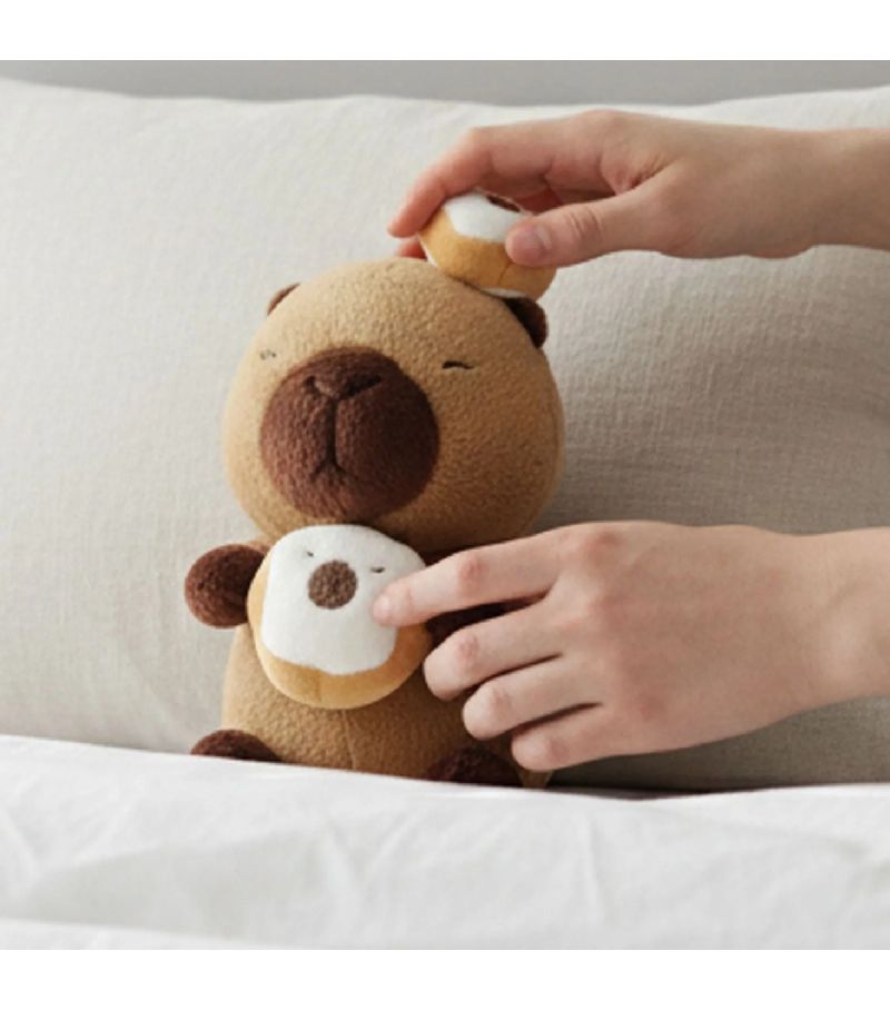 Mini Family Happy Baking Series Bread Capybara 10 Inch Plush Soft Toy
