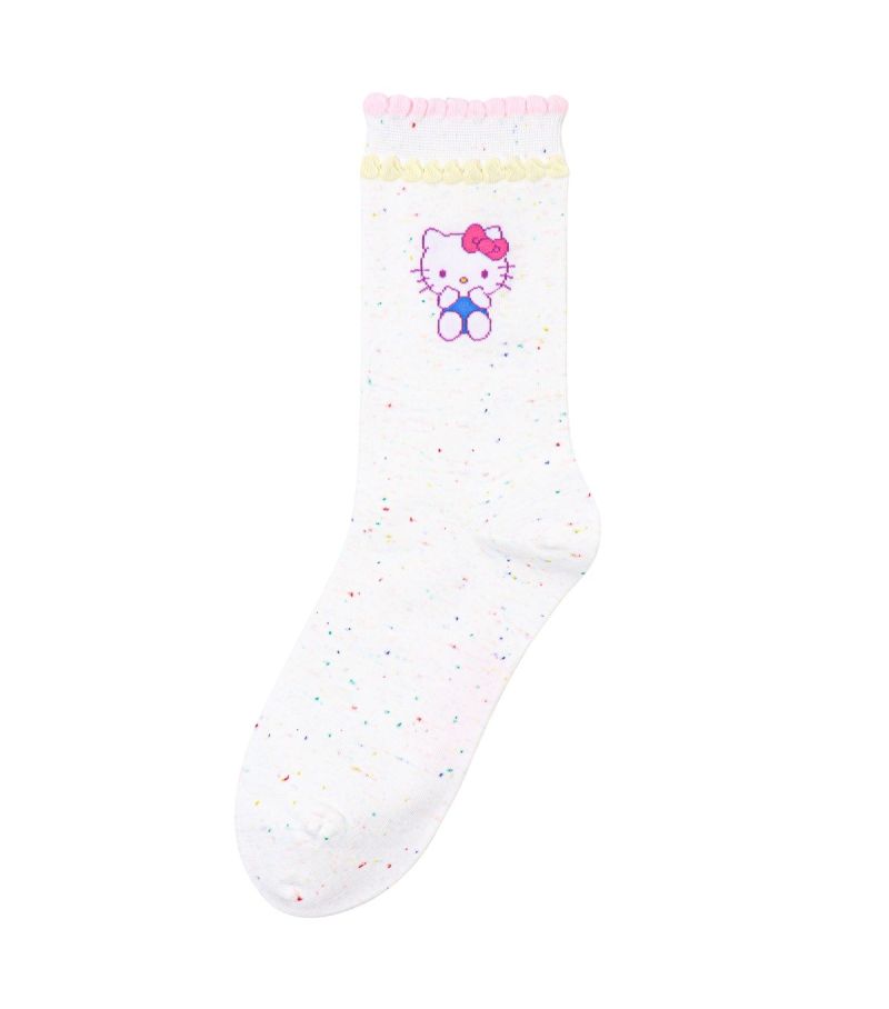 Sanrio Hello Kitty & Friends Sweet Factory Hello Kitty Crew Socks