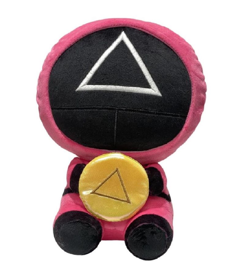 Squid Game Collection 10 Inch Red Guard Triangle Plush Soft Toy