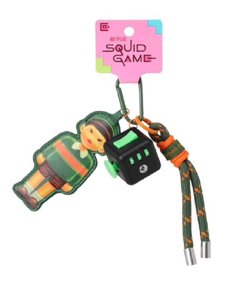 Squid Game Collection Stress Toy Pendant Green