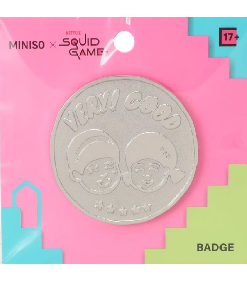 Squid Game Collection Coin Badge Very Good