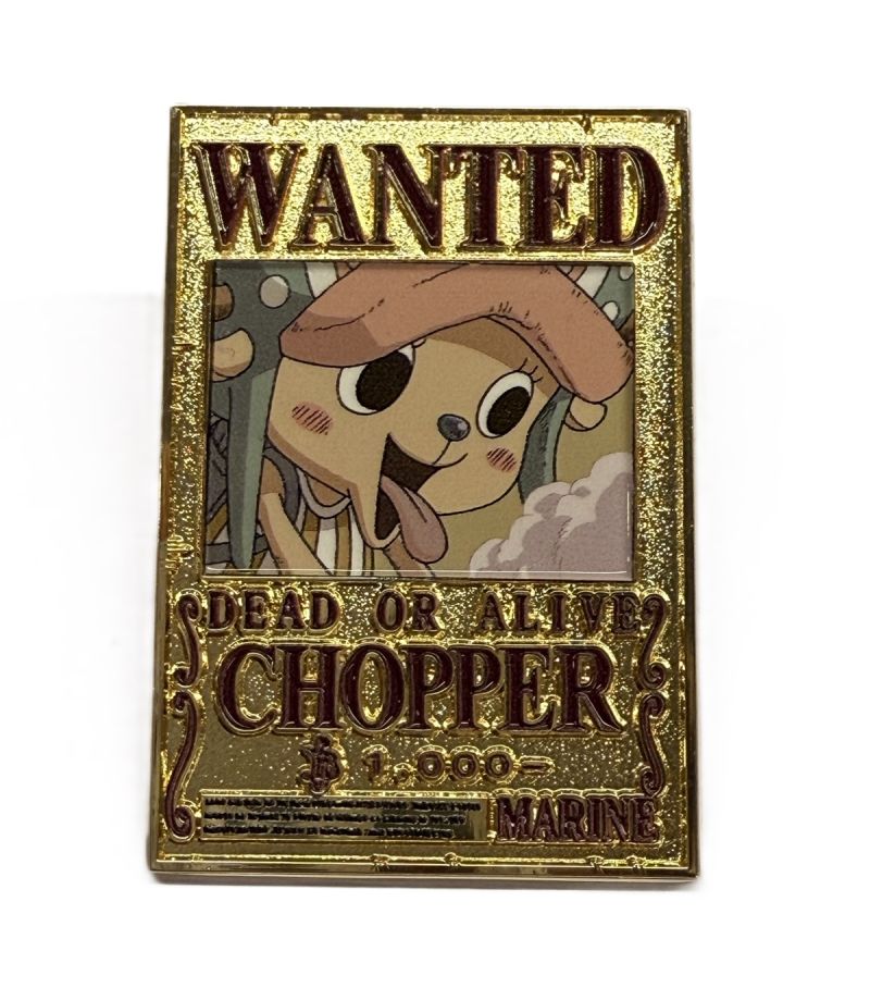 One Piece Classic Collection Chopper Wanted Poster Metal Fridge Magnet