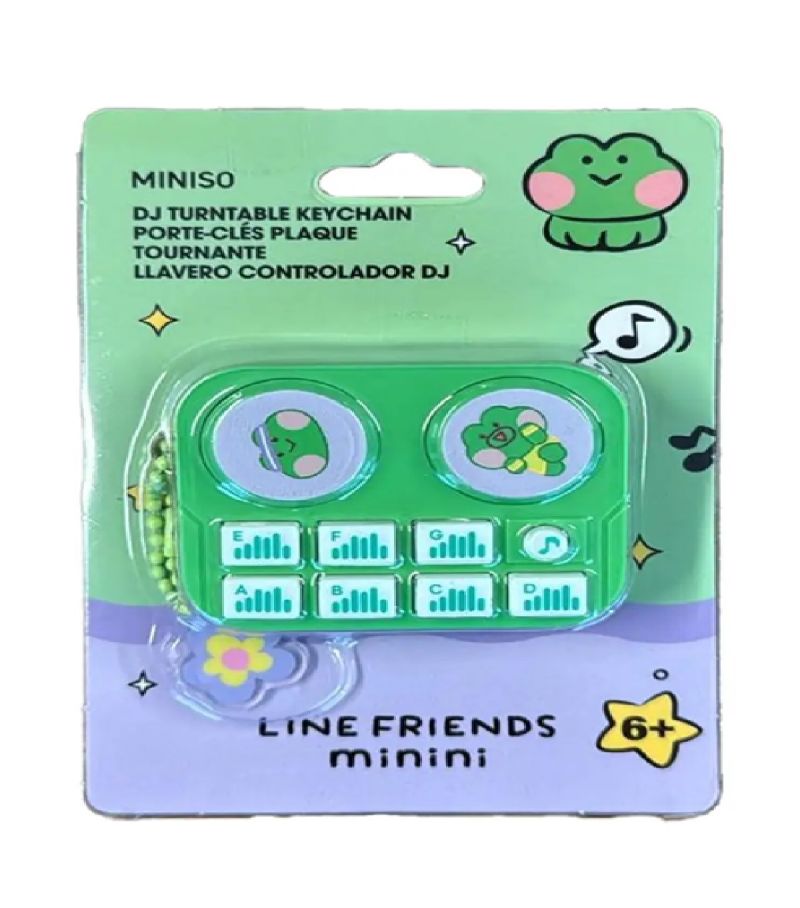 Minini Series Mini DJ Turntable Keychain