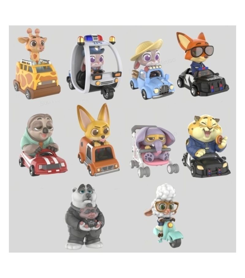 Disney Zootropolis 2 Vehicles Fun Collection Figure Surprise Blind Box