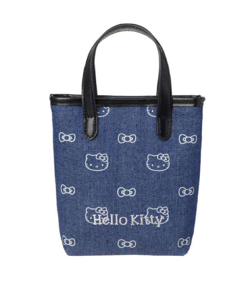 Sanrio Hello Kitty & Friends Classic Collection Denim Handheld Crossbody Bag