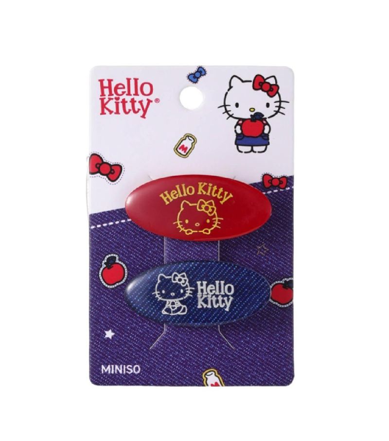 Sanrio Hello Kitty & Friends Classic Collection Denim Set Of 2 Hair Clips