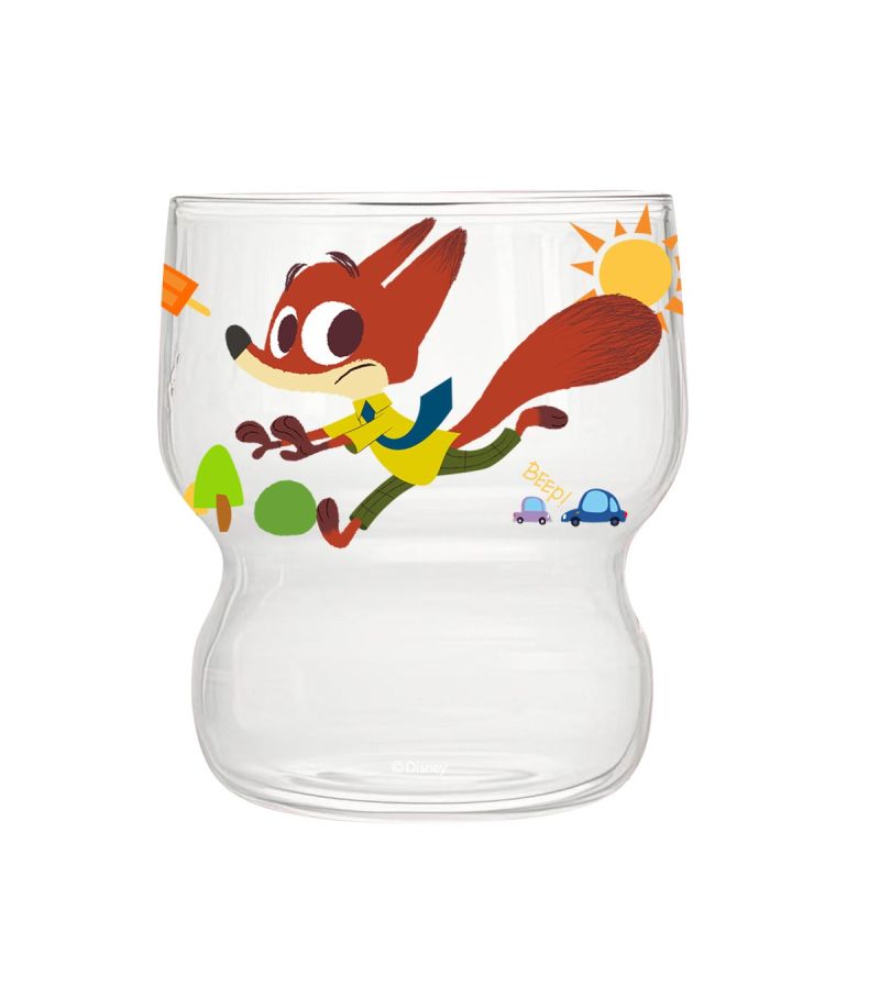 Disney Zootropolis Nick Wilde Glass Cup