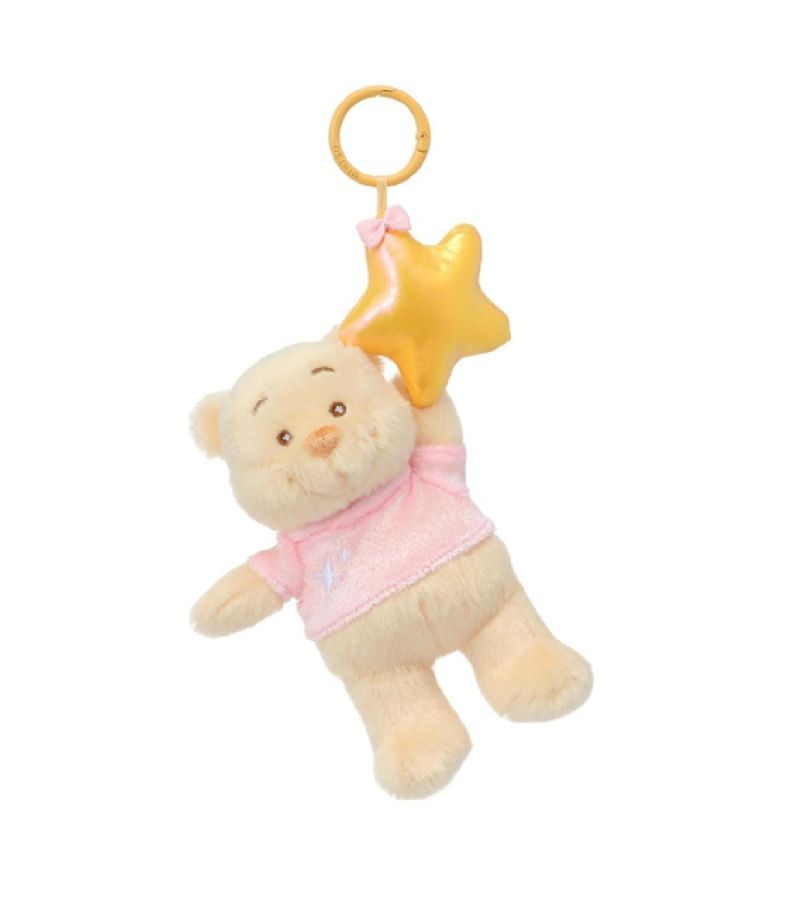 Disney Winnie The Pooh Wishing Star Standing Bear 5 Inch Plush Pendant