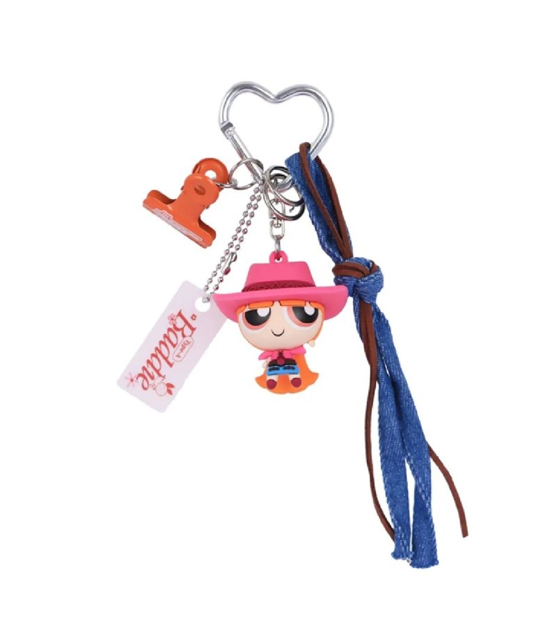The Powerpuff Girls Blossom Cowgirl 3D Keychain