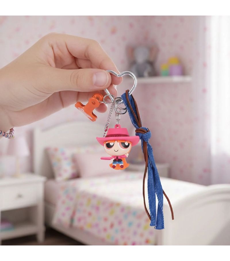 The Powerpuff Girls Blossom Cowgirl 3D Keychain