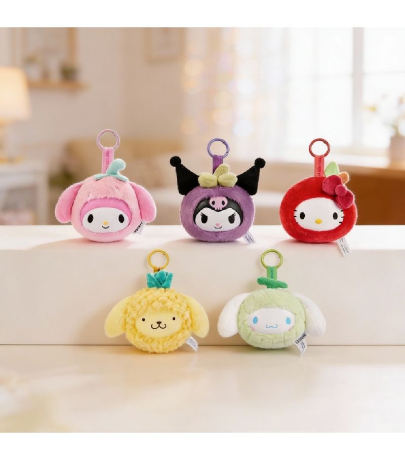 Sanrio Hello Kitty & Friends Fruit Matching Vinyl Plush Pendant Blind Box