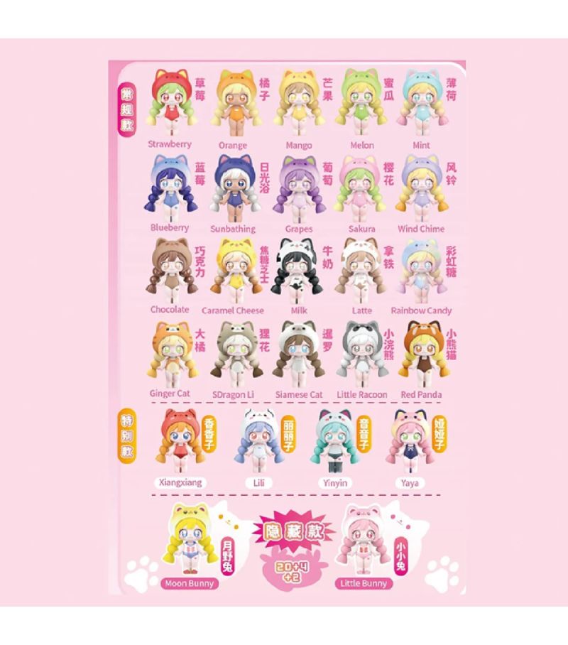 MINSO Hola Dopamine Icon Box Cat Collection Surprise Blind Box