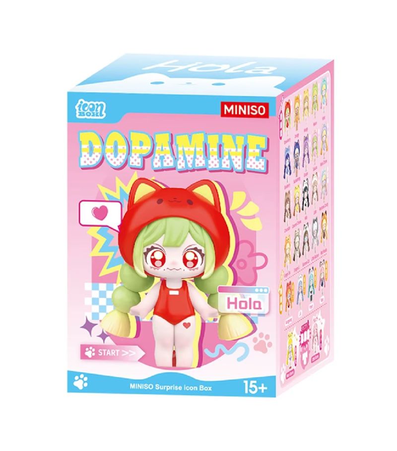 MINSO Hola Dopamine Icon Box Cat Collection Surprise Blind Box