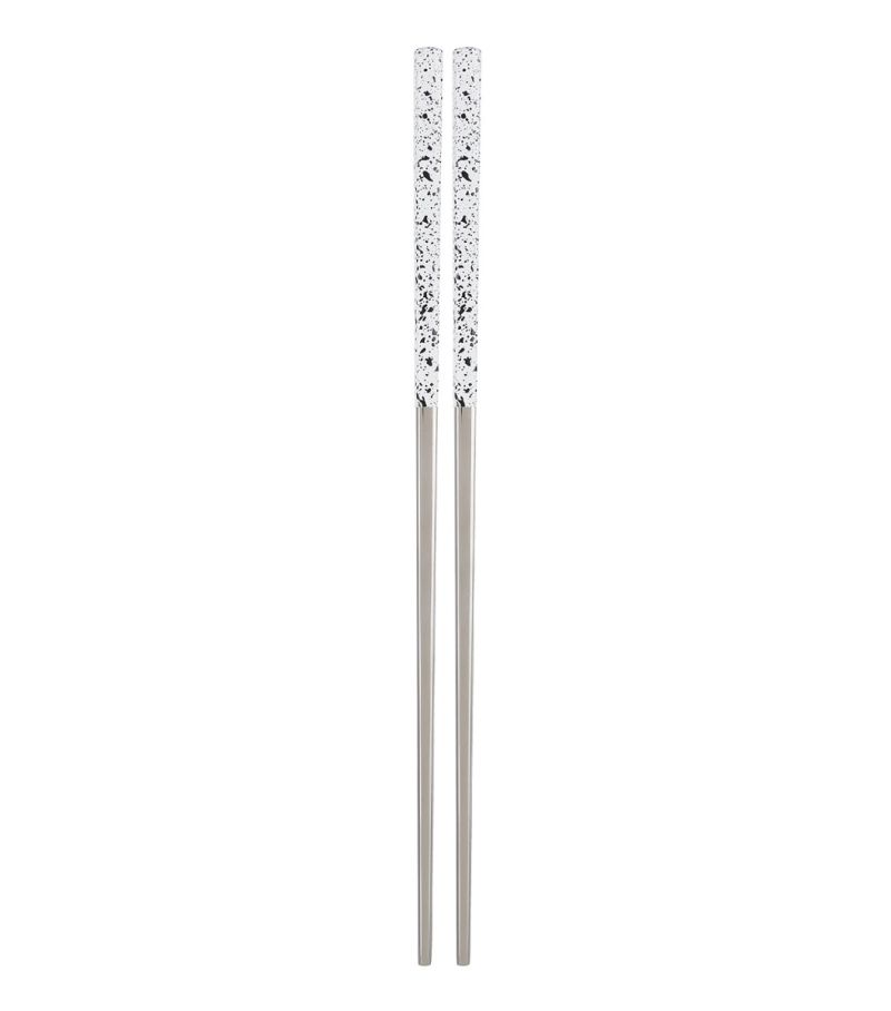 MINISO Black & White Splatter Chopsticks