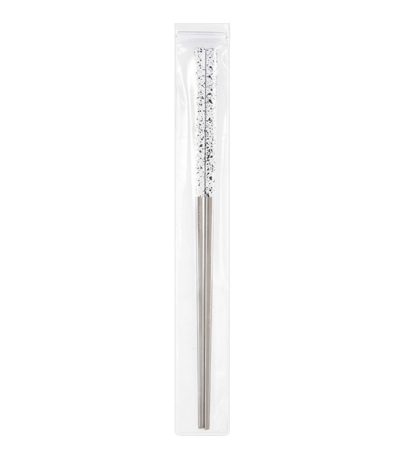 MINISO Black & White Splatter Chopsticks
