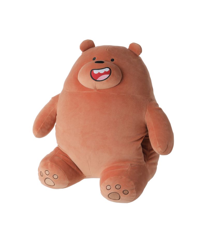 We Bare Bears Grizzly Plush Soft Toy Cushion