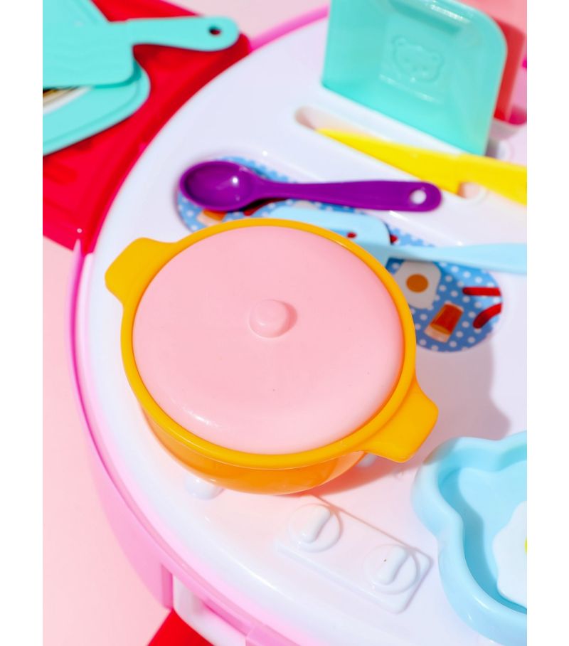 Pretend Play Toys - Pink Kitchen Set