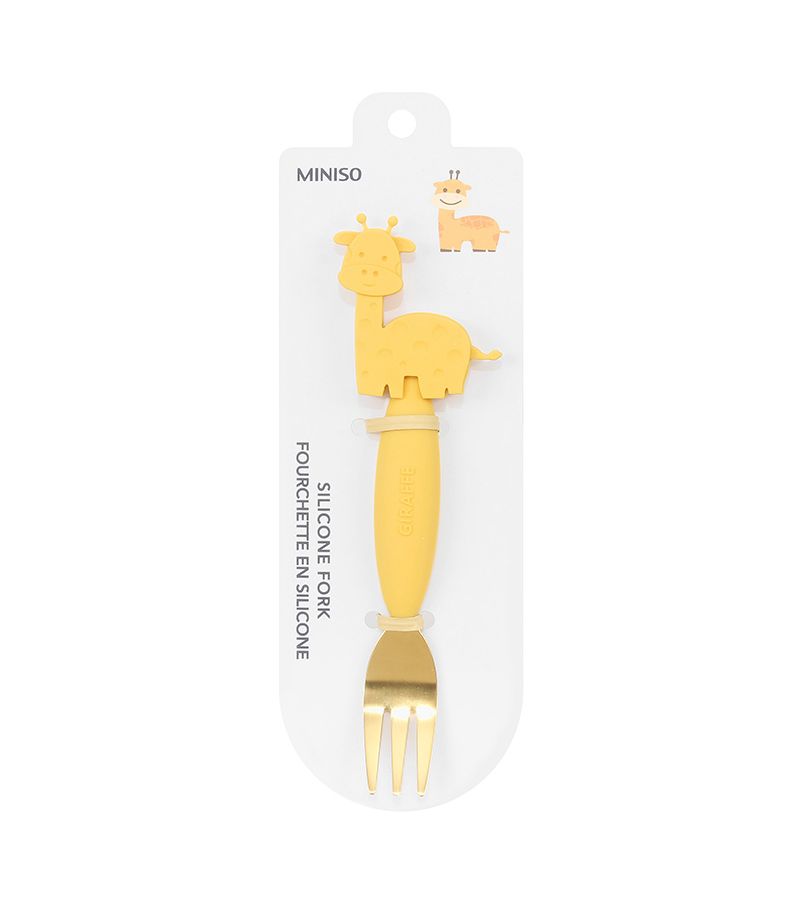 Giraffe Silicone Grip Fork