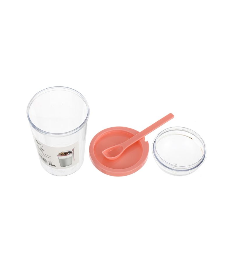 MINISO Pink Salad Cup 400ml