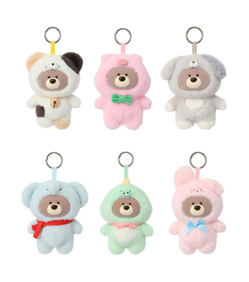 MINISO Gift Bear In The Forest Vinyl Plush Pendant Surprise Blind Box