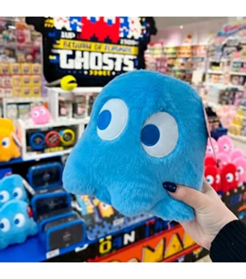 Pacman Inky 8 Inch Plush Soft Toy