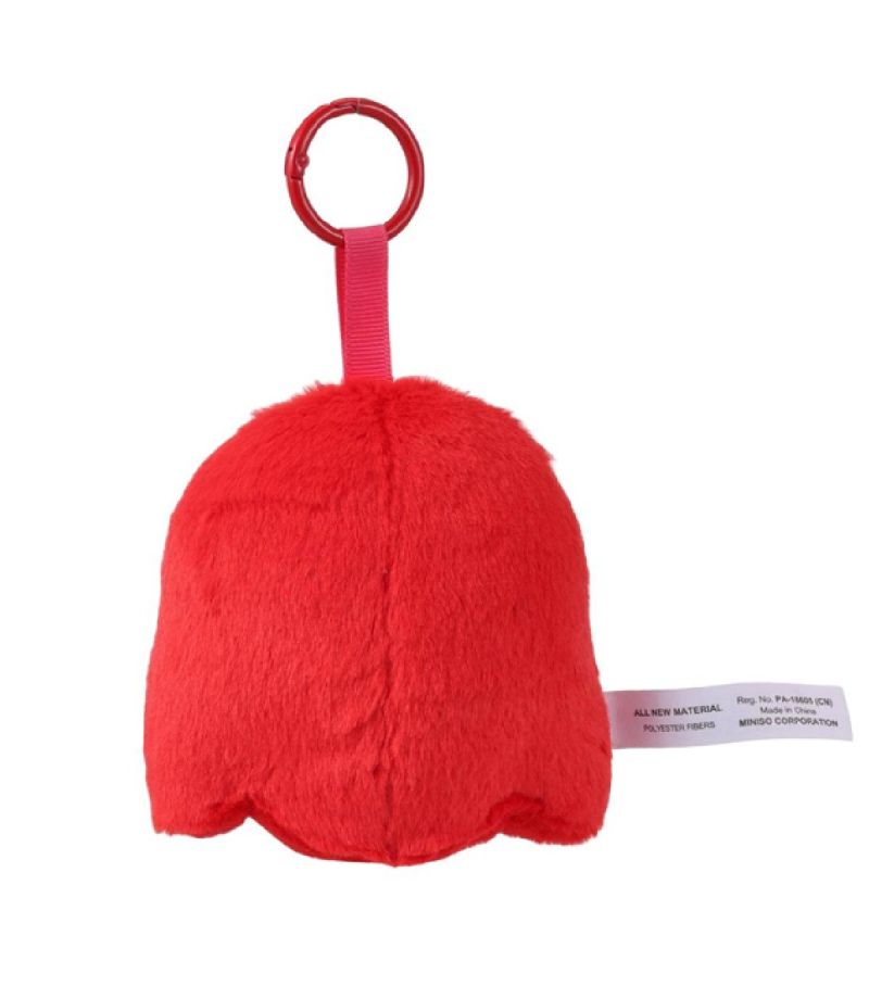 Pacman Blinky 4 Inch Plush Pendant