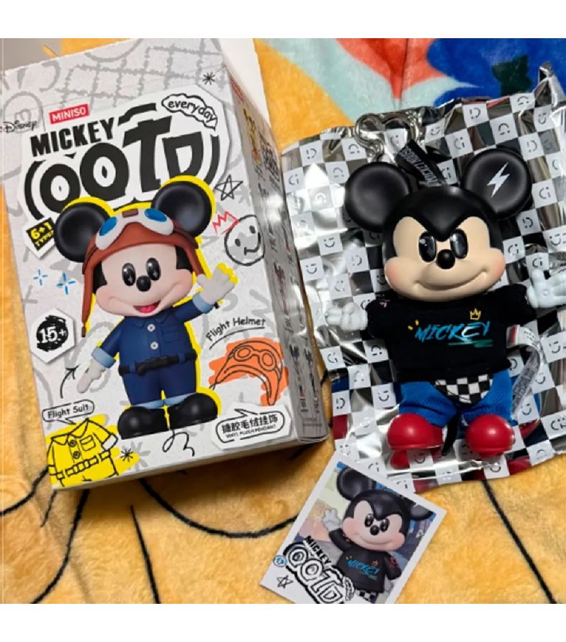 Disney Mickey OOTD Vinyl Plush Pendant Blind Box