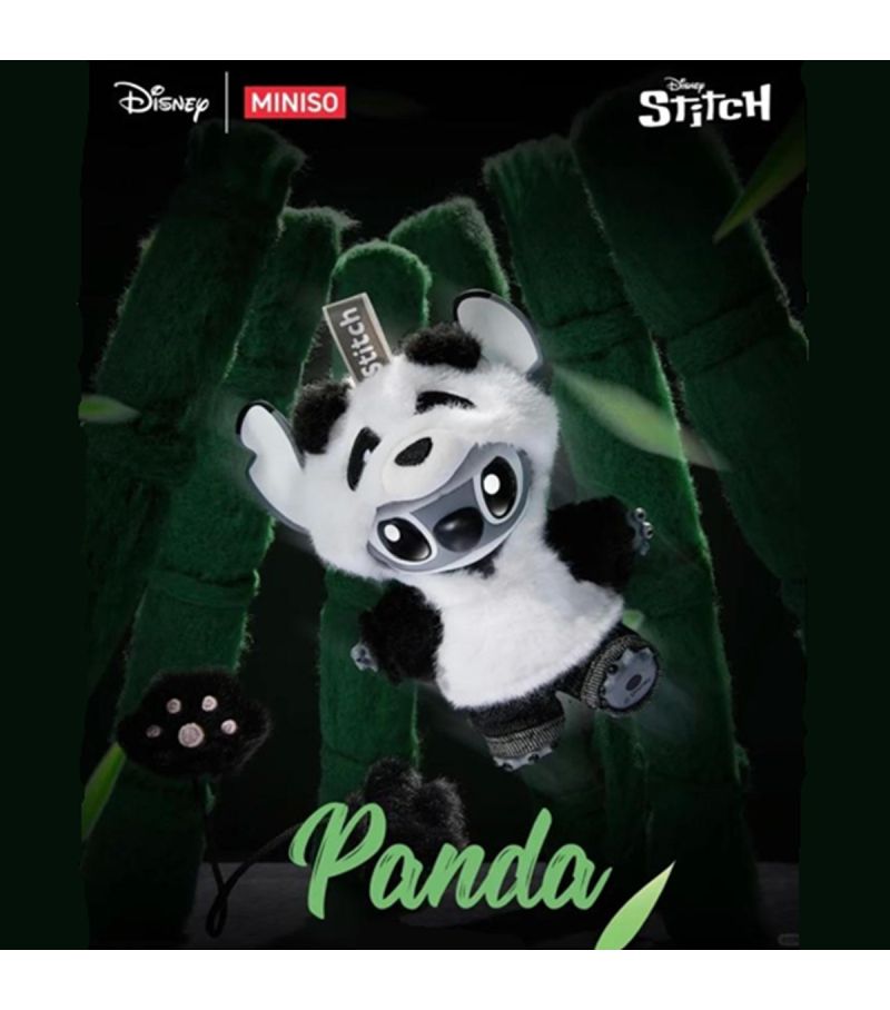Disney Stitch GenZ Street Collection Panda Vinyl Plush