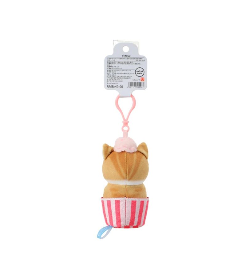 Mofusand Ice Cream Collection Pink Ice Cream Cup Plush Pendant