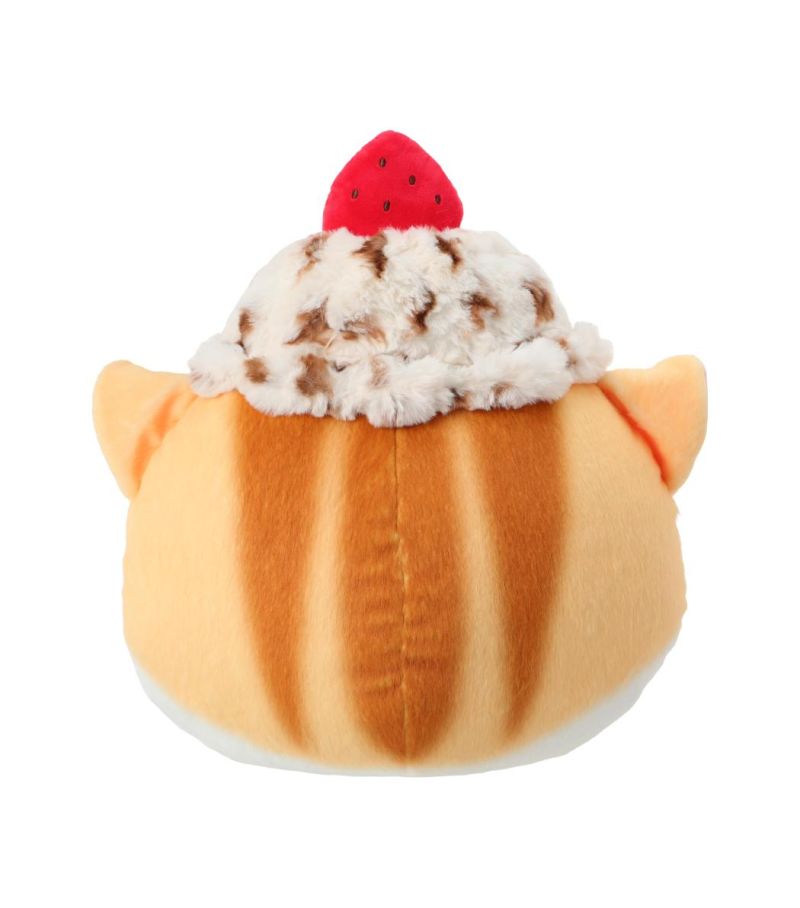 Mofusand Ice Cream Collection Yellow Cat Head Pillow