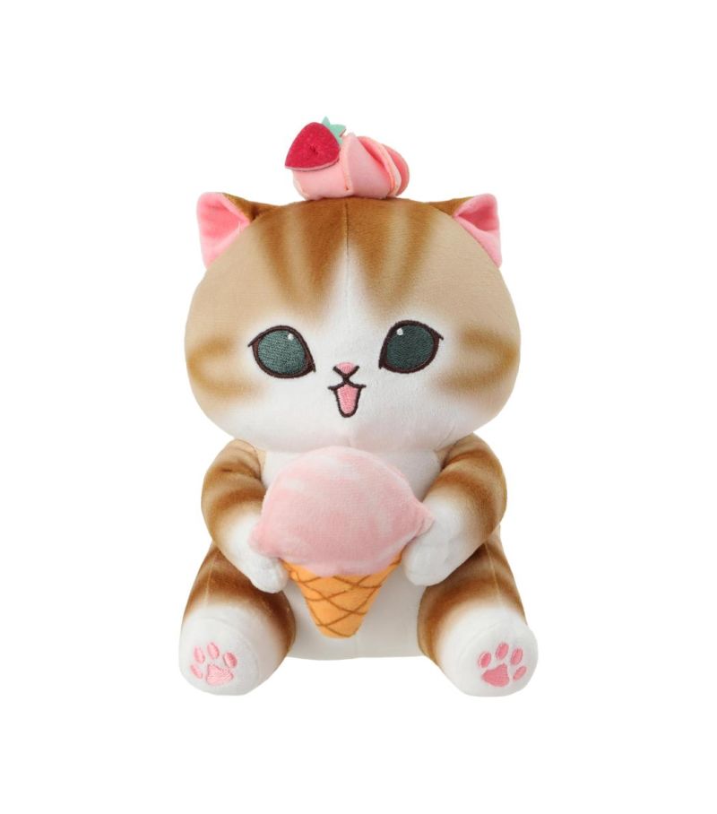 Mofusand Ice Cream Collection Pink Ice Cream Small Plush Soft Toy