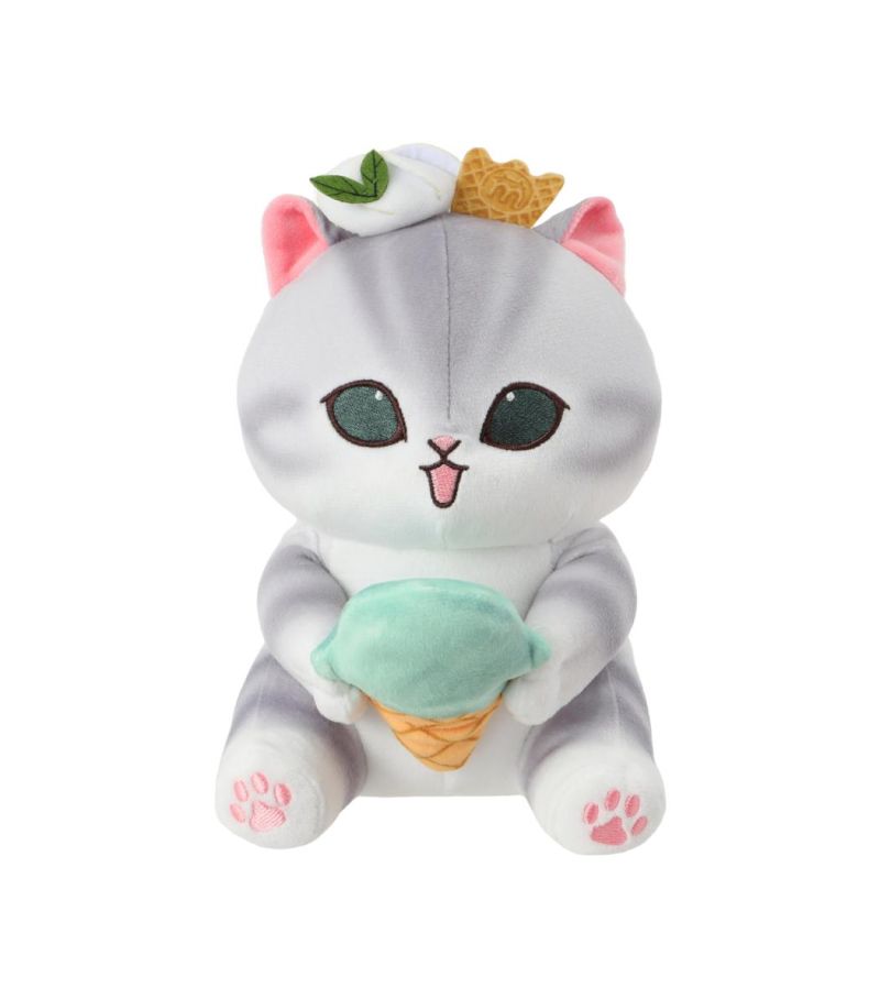 Mofusand Ice Cream Collection Green Ice Cream Small Plush Soft Toy