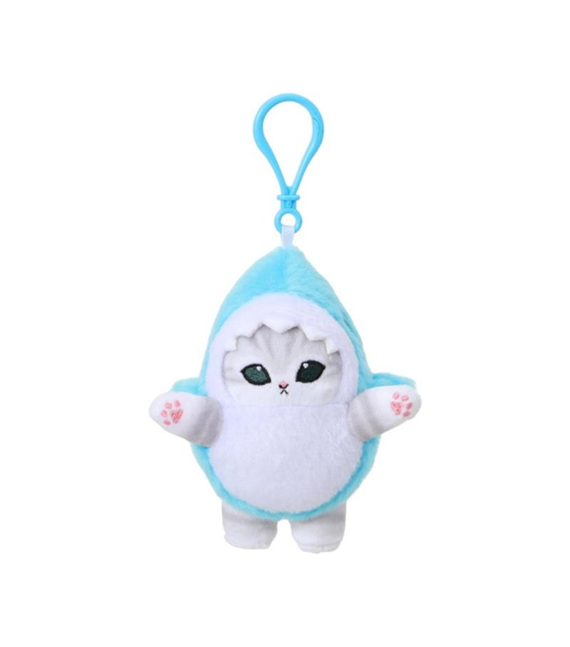 Mofusand Ice Cream Collection Blue Hat Plush Pendant