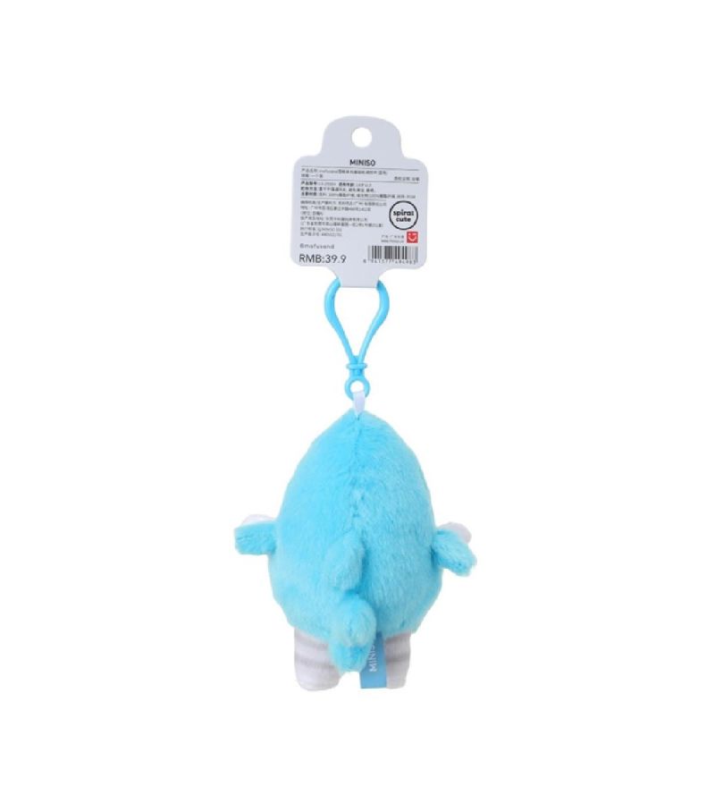 Mofusand Ice Cream Collection Blue Hat Plush Pendant