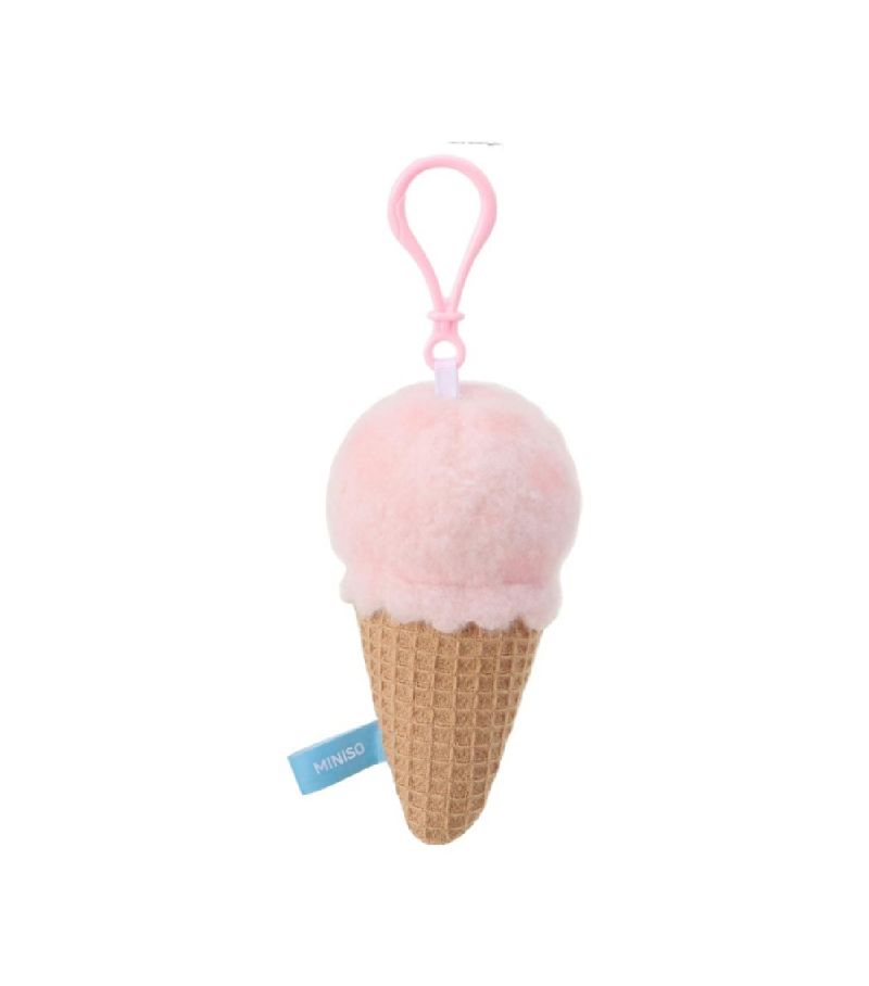 Mofusand Ice Cream Collection Pink Ice Cream Plush Pendant