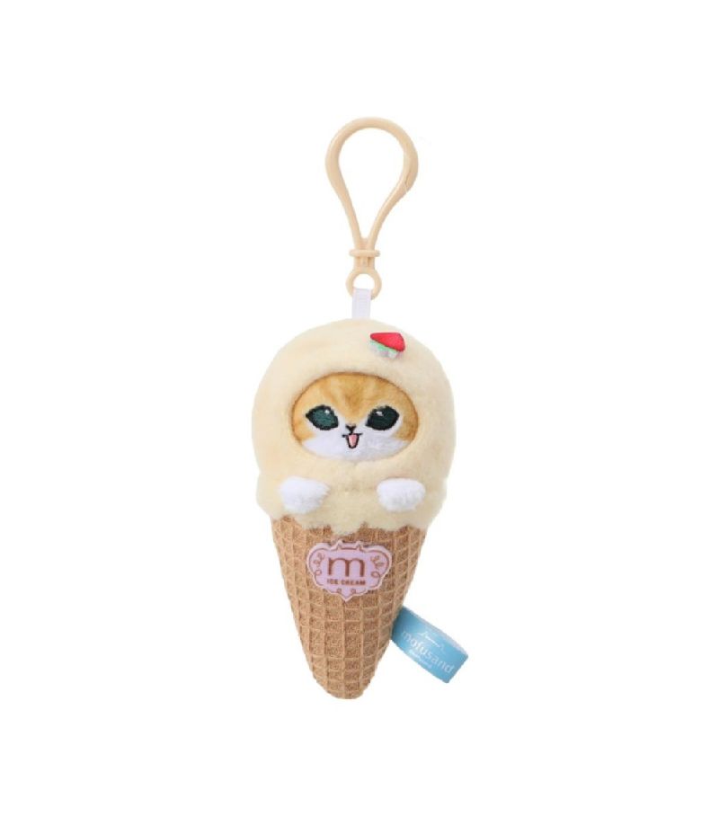 Mofusand Ice Cream Collection Yellow Ice Cream Plush Pendant