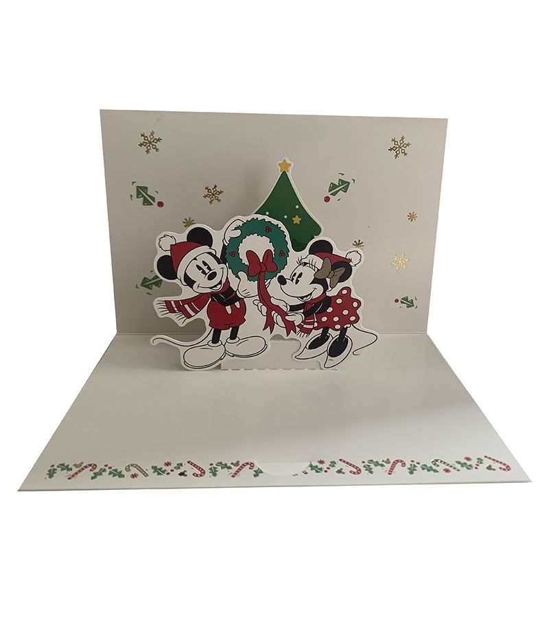 Disney Mickey - Red 3D Card & Envelope