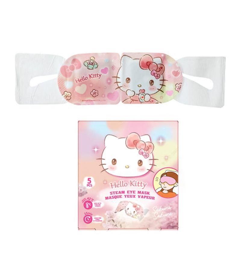 Sanrio Hello Kitty Fantasy Series Sakura Steam Eye Mask Pack Of 5