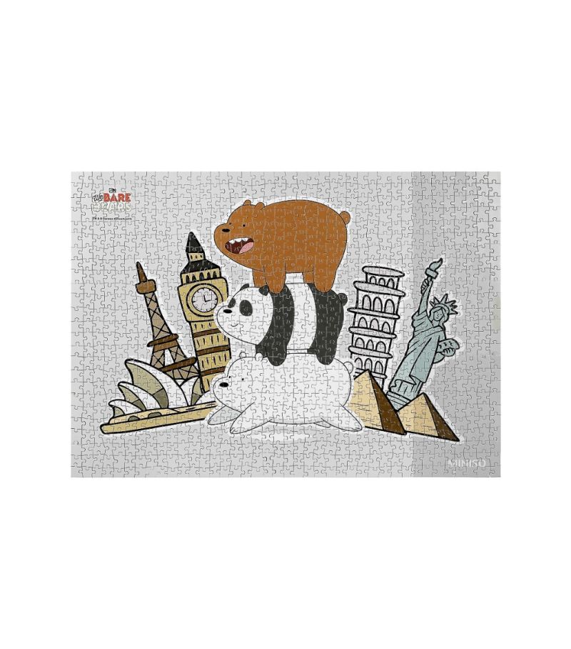 We Bare Bears Places of Interest 1000 Pieces Puzzle