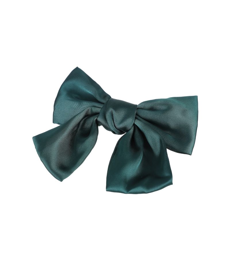 MINISO Ribbon Bow Green Hair Clip 