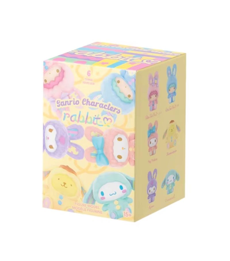 Sanrio Characters Rabbit Series Flock Blind Box Figure