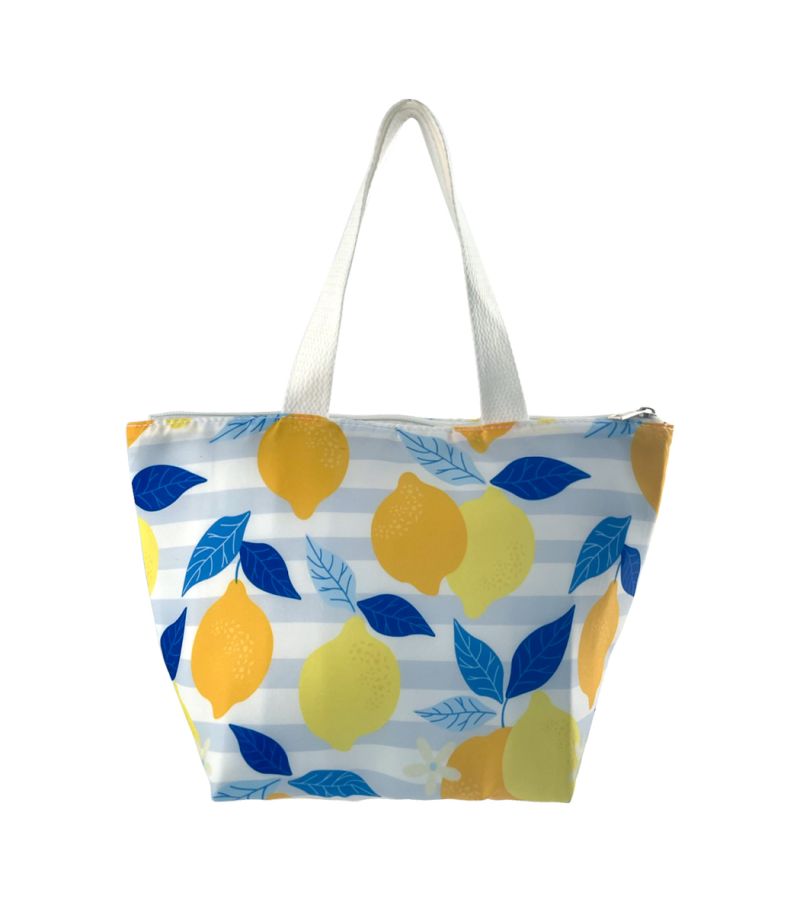 Lemon Day Lunch Bag (Blue)