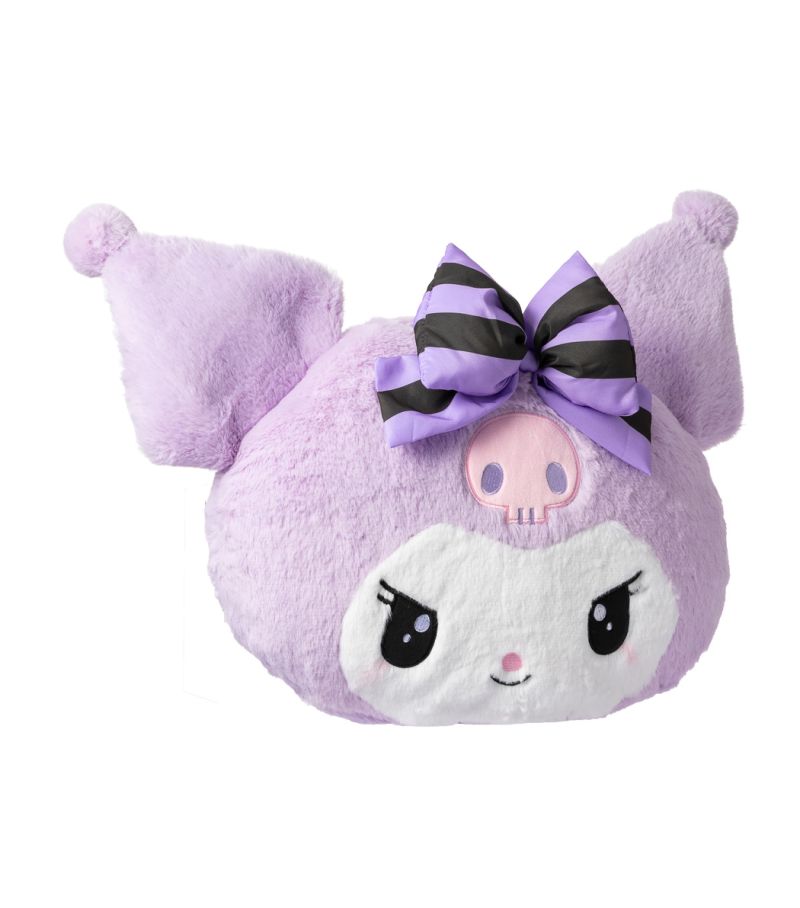Sanrio Hello Kitty & Friends Kuromi Purple 40cm Head Shaped Pillow