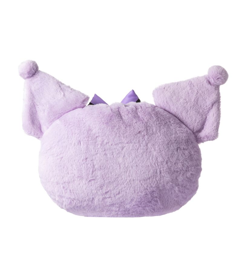 Sanrio Hello Kitty & Friends Kuromi Purple 40cm Head Shaped Pillow