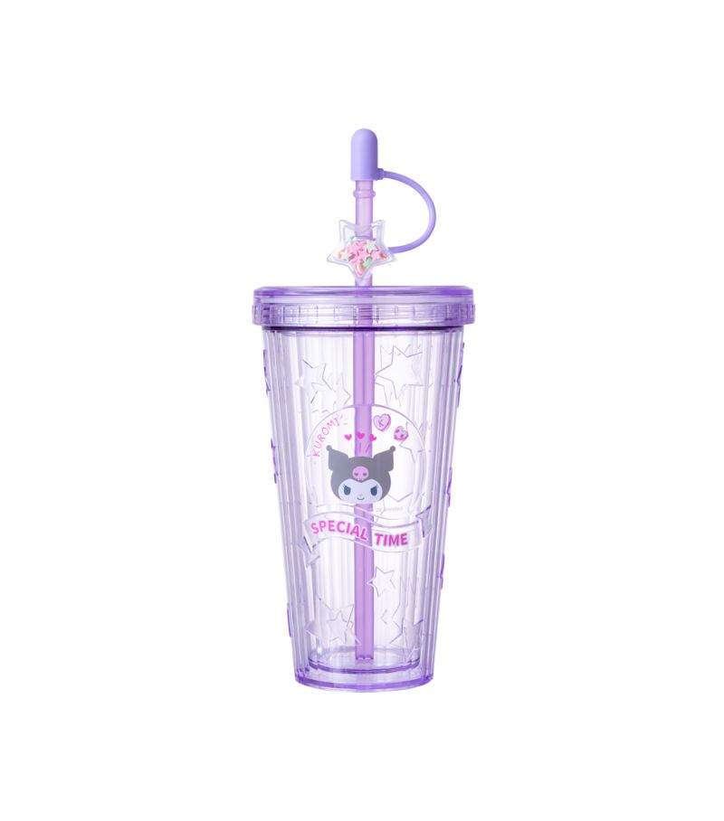 Sanrio Characters Summer Star Tumbler & Straw 420ml (Assorted Characters)