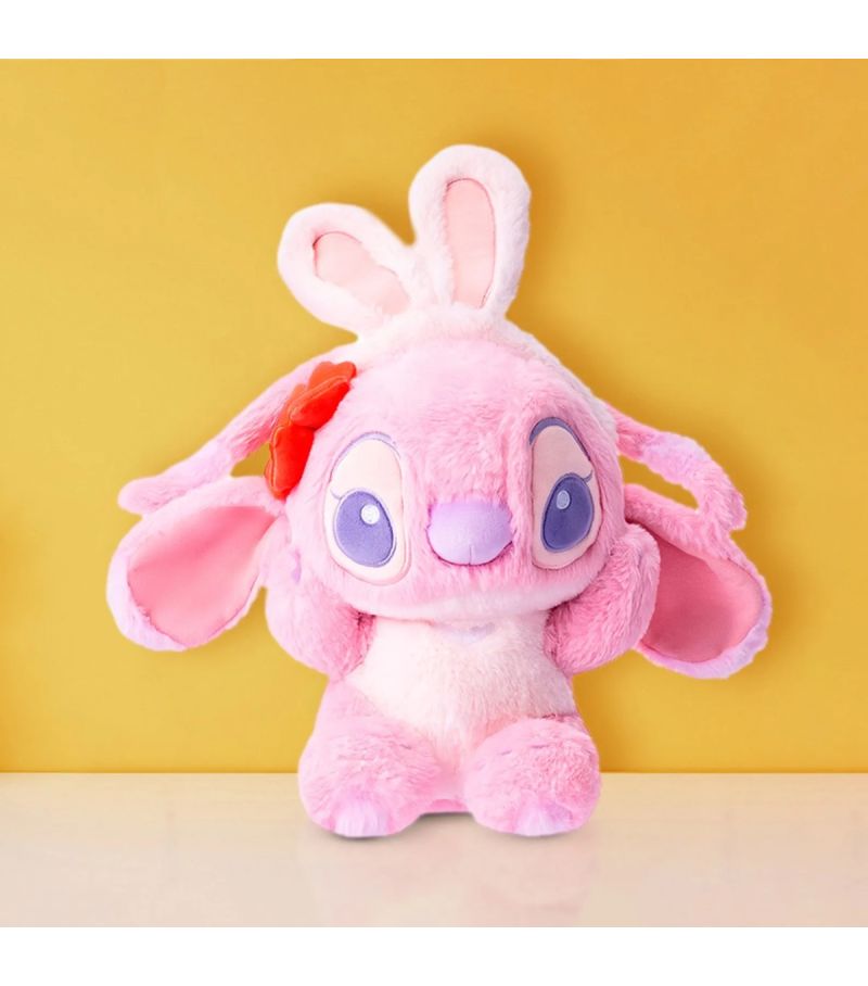 Disney Lilo & Stitch 11 Inch Costume Changing Angel Bunny Plush Soft Toy 